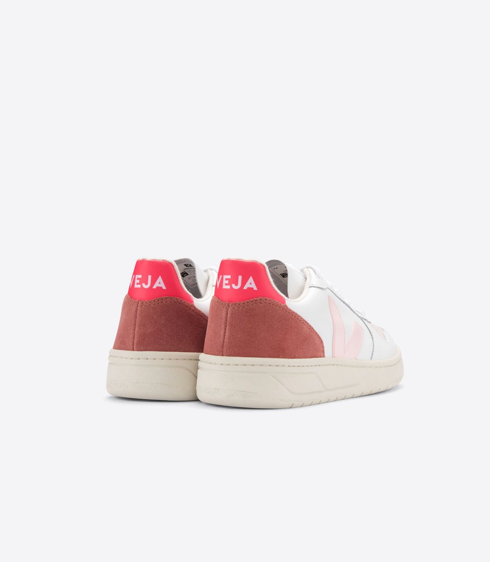 Veja Sneakers Dam - V-10 Läder - Vita - 092165-XLI